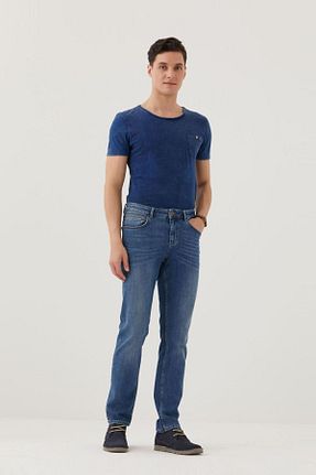 شلوار جین نارنجی مردانه پاچه لوله تفنگی Pantamo Jeans - کد 242667201