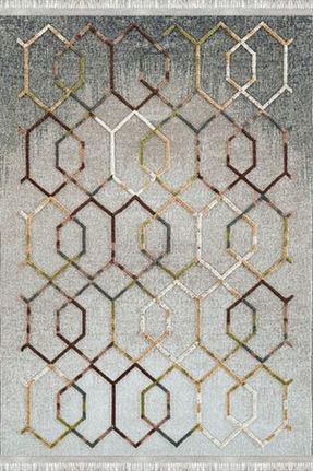 فرش بژ زیره ضد لغزش Motto Rug Store - کد 355654724