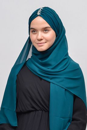 شال خاکی زنانه شیفون Altobeh - کد 356101130
