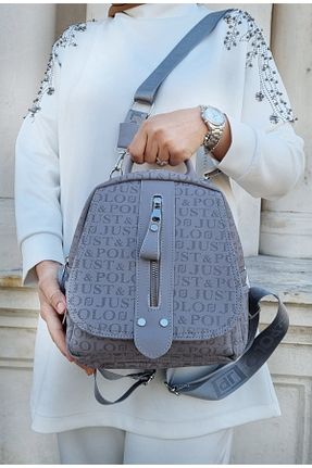 کوله پشتی قهوه ای زنانه سایز متوسط Just Polo - کد 267415227