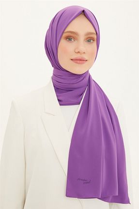 شال بنفش زنانه Medine İpeği Armine - کد 356512684