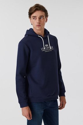 سوئیشرت سرمه ای مردانه ساده Lee Cooper - کد 356381296
