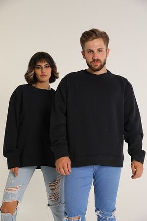 سوئیشرت مشکی زنانه ساده BAV Butik Ayvitrin - کد 356748903