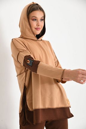 ست بالاتنه و پائین تنه قهوه ای زنانه بافتنی VOLT CLOTHİNG - کد 356808681