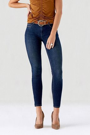 شلوار جین آبی زنانه پاچه تنگ Pantamo Jeans - کد 288526533