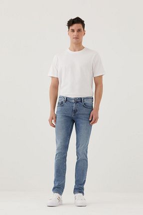شلوار جین سرمه ای مردانه پاچه لوله تفنگی Pantamo Jeans - کد 288514709