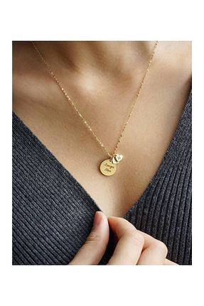گردنبند نقره طلائی زنانه 925 عیار GÜMÜŞ - کد 364113023