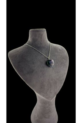 گردنبند جواهر بنفش زنانه سنگی کد 355624646