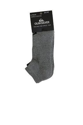 جوراب طوسی مردانه پنبه ای Quiksilver - کد 356209715