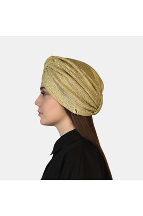 روسری طلائی پلی استر Bitter Colors - کد 221675610