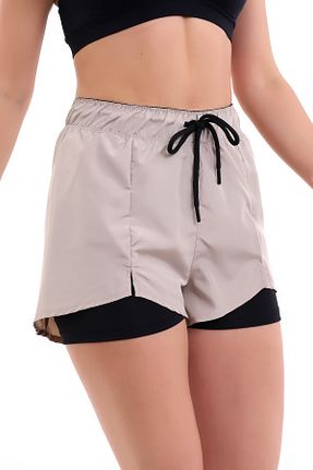 شوارک اسپرت طوسی زنانه فاق بلند winmoda - کد 356301354