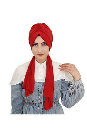 روسری قرمز پنبه ای Ayselcehobi - کد 355907210
