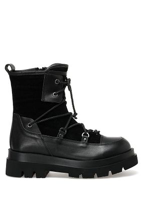 بوت / نیم بوت مشکی زنانه چرم خالص Nine West - کد 356420524