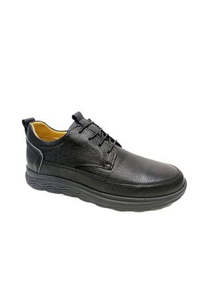 کفش کژوال مشکی مردانه چرم خالص Dr.Flexer - کد 356744348