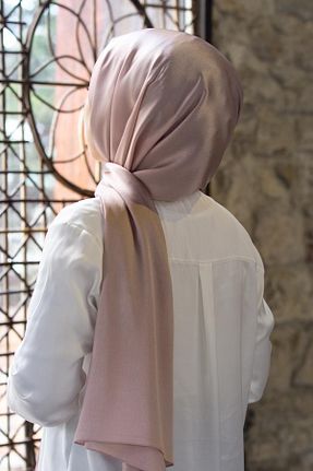 شال صورتی زنانه شیفون VİOLLA - کد 356688405