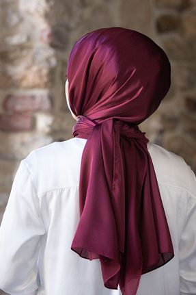 شال زرشکی زنانه شیفون VİOLLA - کد 356688417
