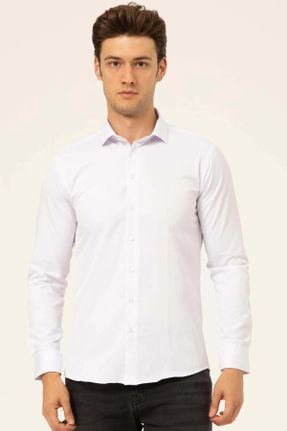 پیراهن سفید مردانه اسلیم فیت کد 102848504