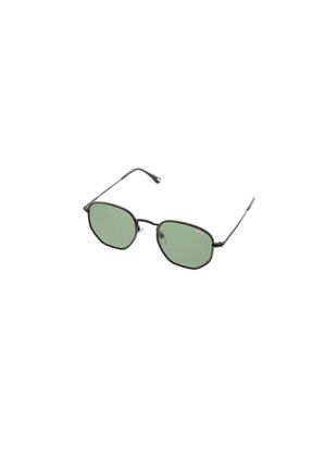 عینک آفتابی سبز مردانه UV400 ترکیبی مات هندسی کد 31659819