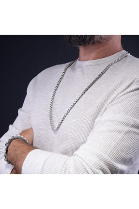 گردنبند استیل ( فولاد ) مشکی زنانه زنجیر Tedz Collection - کد 75351280