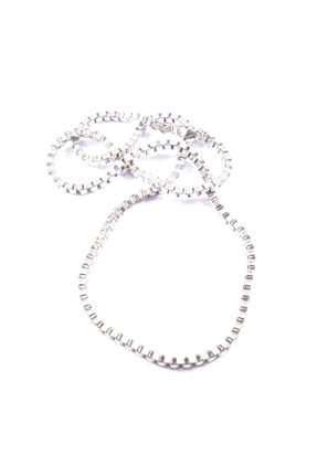 گردنبند استیل ( فولاد ) مشکی زنانه زنجیر Tedz Collection - کد 75351280