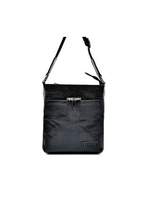 کیف پستچی مشکی زنانه چرم خالص Zaim Kundura - کد 75586684