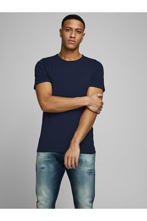 تیشرت آبی مردانه رگولار Jack & Jones - کد 8755485