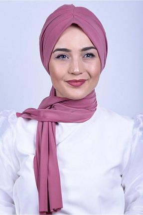 کلاه شنای حجاب صورتی زنانه LADY SCARF - کد 76009256
