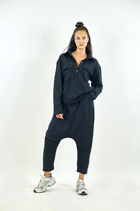 ست بالاتنه و پائین تنه مشکی زنانه بافت Catz Clothes - کد 210742432