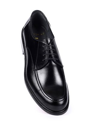 کفش کلاسیک مشکی مردانه چرم طبیعی کد 346232055