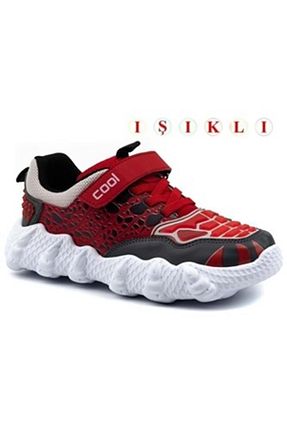 کفش پیاده روی قرمز بچه گانه چرم مصنوعی Cool - کد 308294710