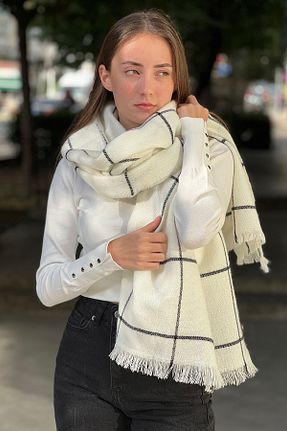 شال گردن سفید زنانه اکریلیک novon - کد 236310063