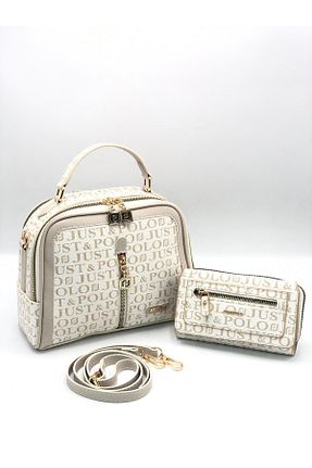 کیف دوشی بنفش زنانه چرم مصنوعی Just Polo - کد 358109178
