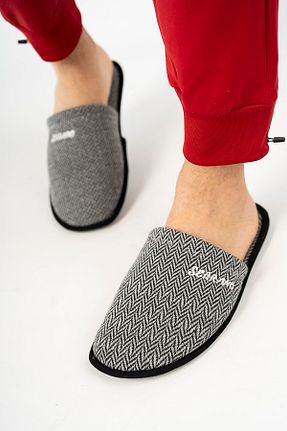 دمپائی خانگی طوسی مردانه جیر eylem - کد 358523314