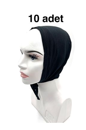 کلاه شنای حجاب مشکی زنانه Naz İpek - کد 358550254