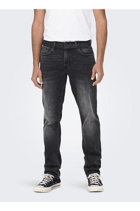 شلوار جین طوسی مردانه رگولار Only & Sons - کد 357550081