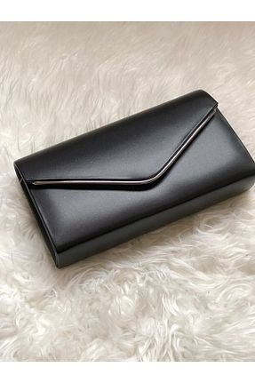 کیف پورتفوی و کلاچ مشکی زنانه چرم مصنوعی STOKS SHOES STORE - کد 357573421