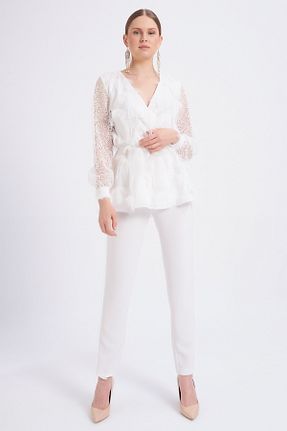 بلوز نباتی زنانه ساده Balizza - کد 358090759