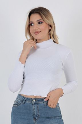 بلوز سفید زنانه ساده Fiftyone Wear - کد 358522816