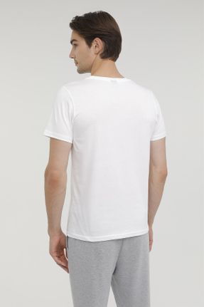 تی شرت سفید مردانه کد 358525236