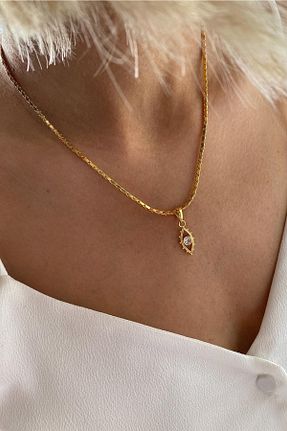 گردنبند جواهر طلائی زنانه روکش طلا Bonnjerra Jewellery - کد 327263193