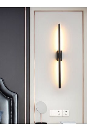 چراغ دیواری مشکی آلومینیوم Rika Lighting - کد 357812145