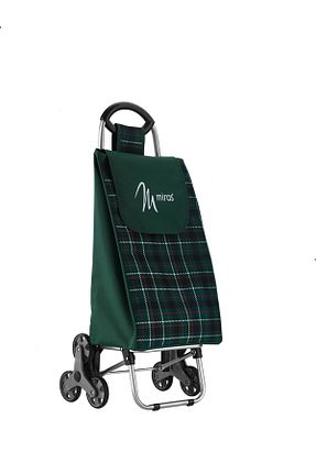 کیف و سبد چرخدار خرید سبز Miras - کد 260811104