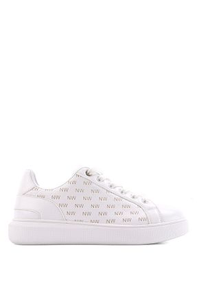 کفش اسنیکر سفید زنانه بند دار Nine West - کد 358023388