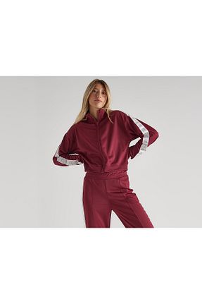 سوئیشرت صورتی زنانه ساده United Colors of Benetton - کد 358091956