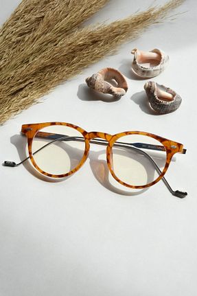 عینک محافظ نور آبی نارنجی زنانه شیشه LOOKUP NEW - کد 353826416