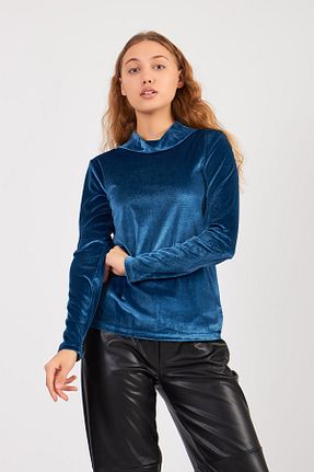 بلوز سبز زنانه ساده Pousse Collection - کد 358584055