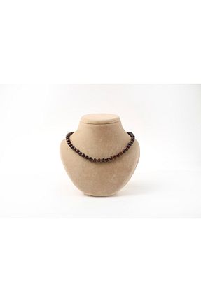 گردنبند جواهر طوسی زنانه سنگ OSMANLI DEĞERLİ TAŞ - کد 358908879