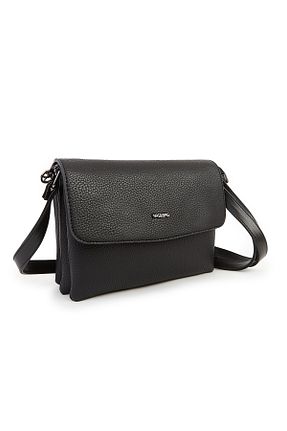 کیف پستچی مشکی زنانه چرم مصنوعی Nas Bag - کد 176835135