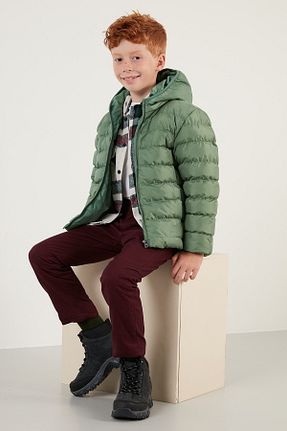 کاپشن سبز بچه گانه پلی استر Lela - کد 359320464