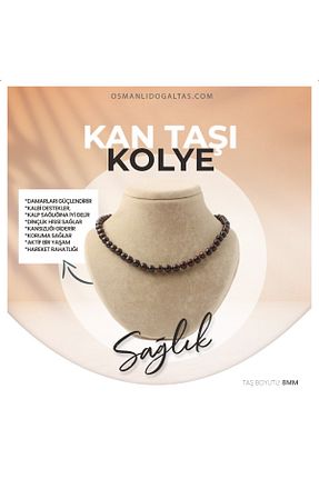 گردنبند جواهر طوسی زنانه سنگ OSMANLI DEĞERLİ TAŞ - کد 358908879
